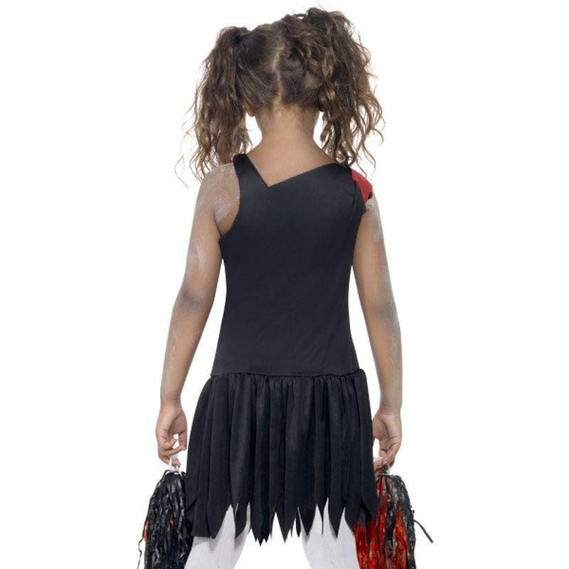 Zombie Cheerleader Costume Kids Red Black