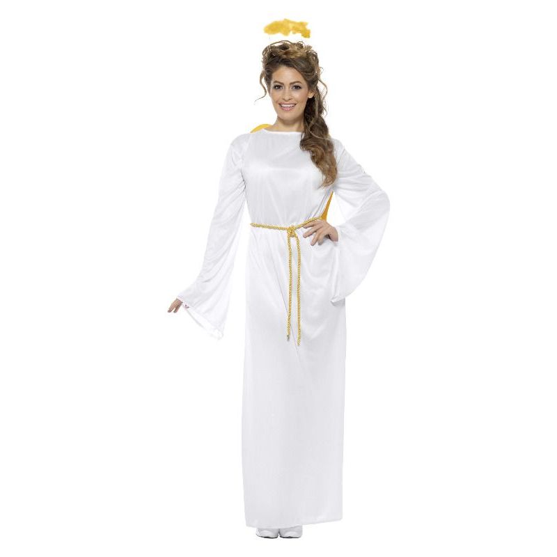 Angel Gabriel Costume Unisex Adult White -1