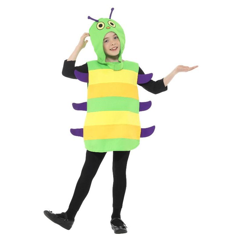 Caterpillar Costume Kids Green Unisex -1