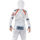 Deluxe Spaceman Costume Kids White