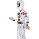 Deluxe Spaceman Costume Kids White