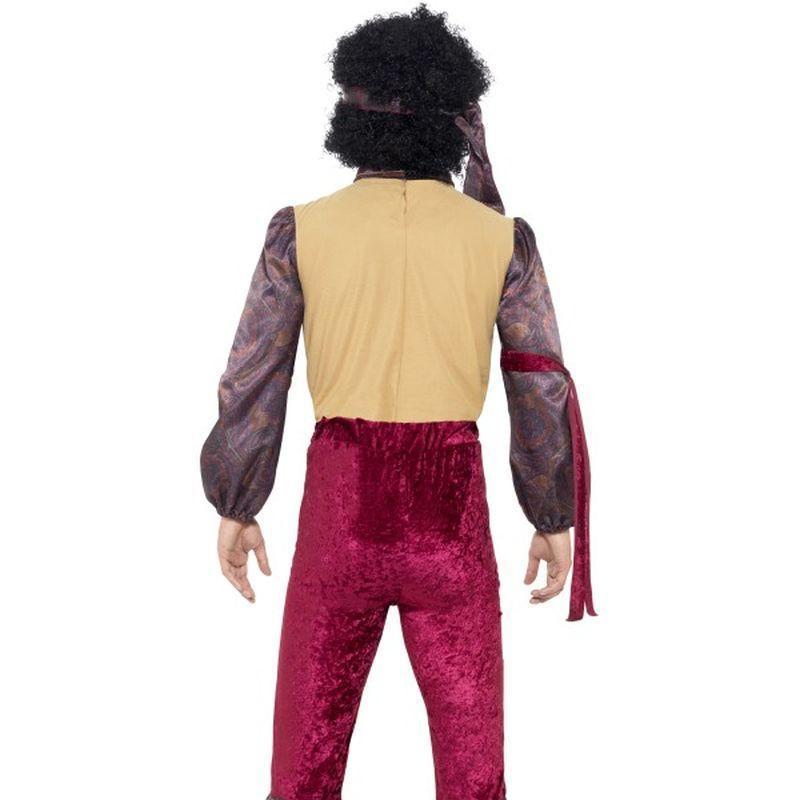 70s Psychedelic Rocker Costume Adult Purple Mens