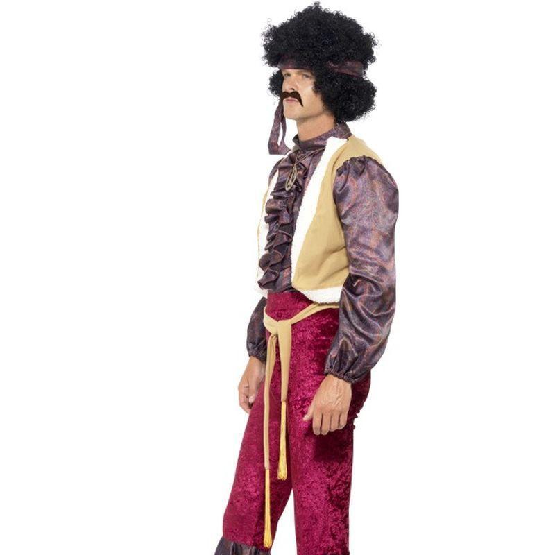 70s Psychedelic Rocker Costume Adult Purple Mens