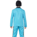 80s Prom King Tuxedo Costume Adult Blue Suit