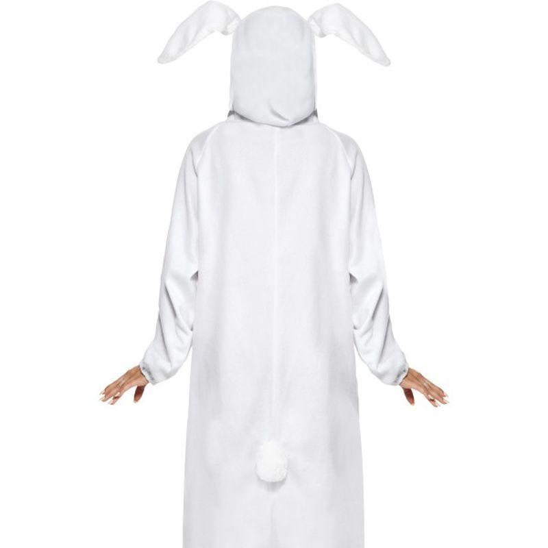Rabbit Costume Adult White Onesie Nose Hood