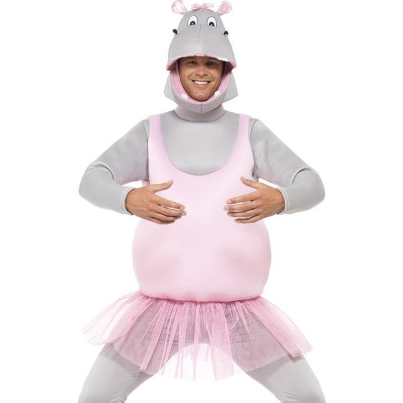 Ballerina Hippo Costume, Foam Bonded - One Size