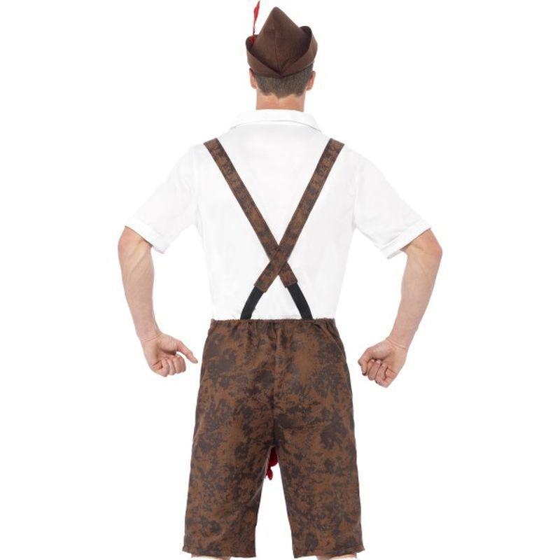 Brad Wurst Costume Adult Brown White Mens