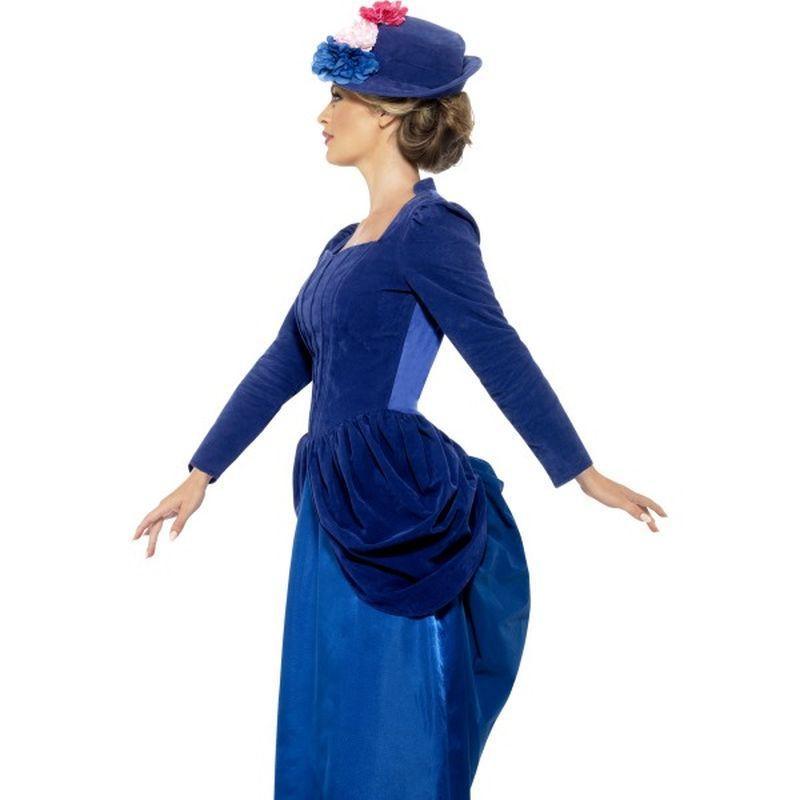 Victorian Vixen Deluxe Costume Adult Blue Dress Top And Hat