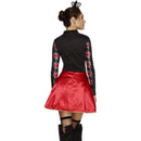 Fever Queen Of Hearts Costume Adult Black Red