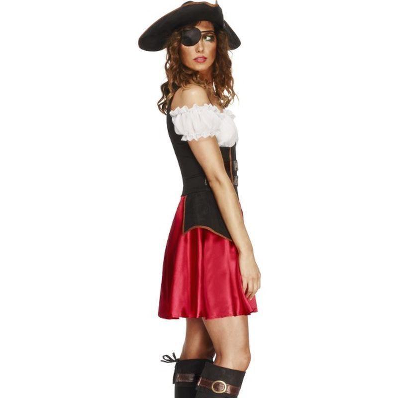 Fever Pirate Wench Costume Adult Black Red