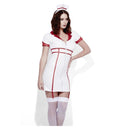 Fever Role Play Nurse Wet Look Costume Adult White
