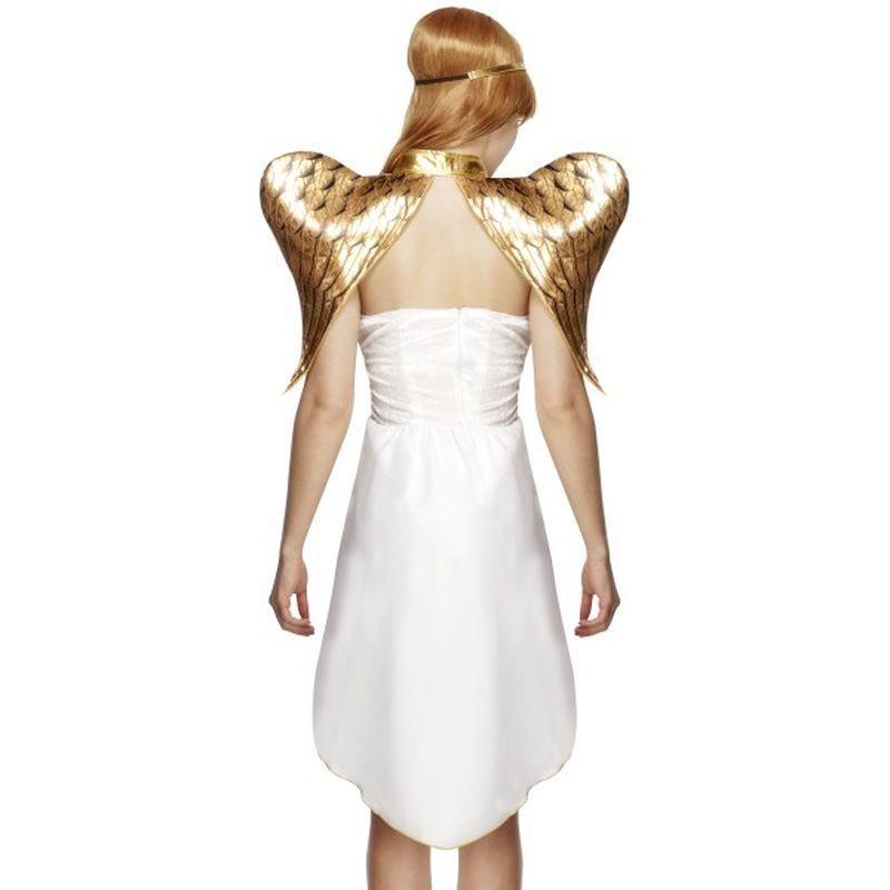 Fever Glamorous Angel Costume With Dress Adult White Womens