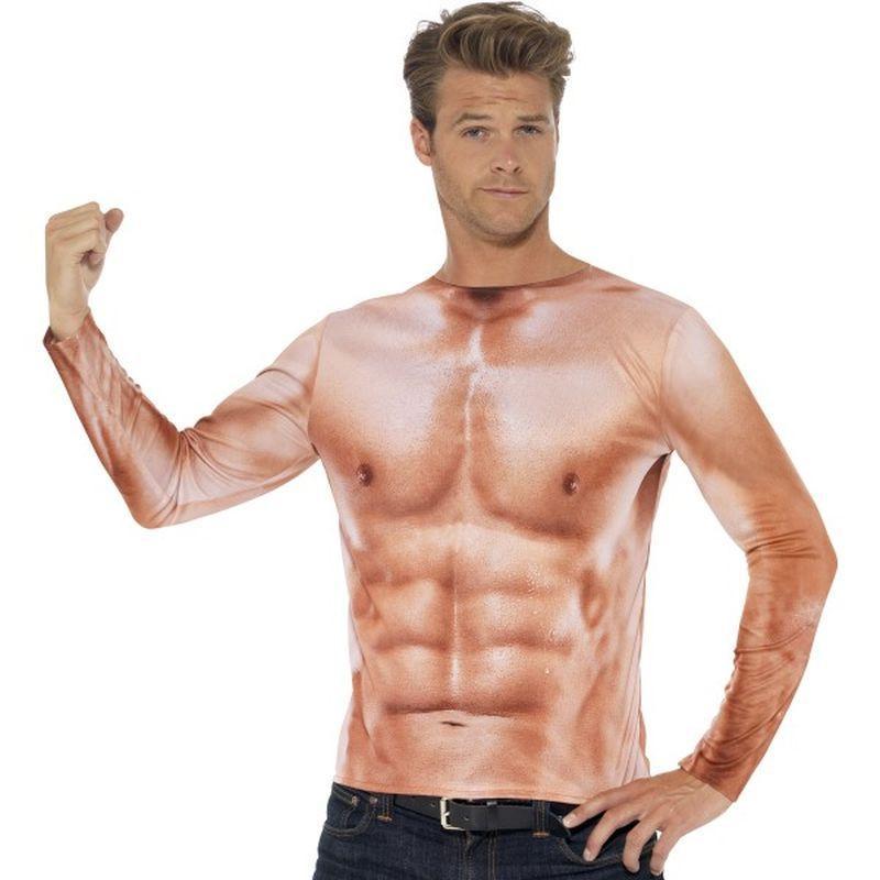 Realistic Muscle Top, With Long Sleeves - Chest 42"-44", Leg Inseam 33"