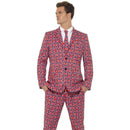 Union Jack Suit - XL Mens Pink/Blue
