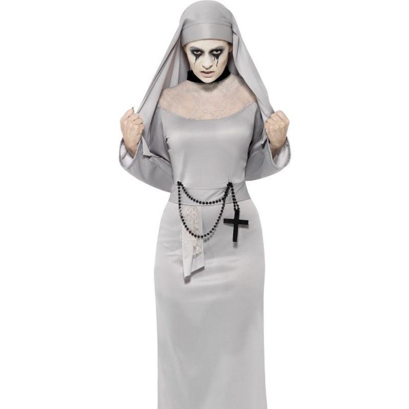 Gothic Nun Costume - UK Dress 8-10