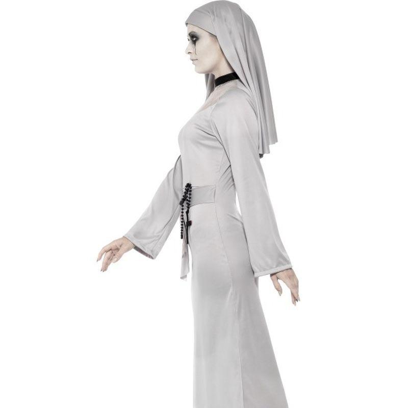 Gothic Nun Costume Adult Grey Womens