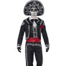 Day of the Dead SeÂ±or Bones Costume - UK Dress 8-10