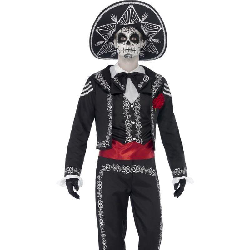 Day of the Dead SeÂ±or Bones Costume - UK Dress 8-10