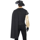 Plague Doctor Costume Adult Black Gold