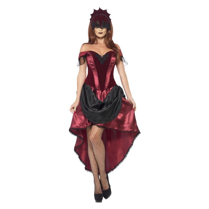 Venetian Temptress Costume Adult Red Womens