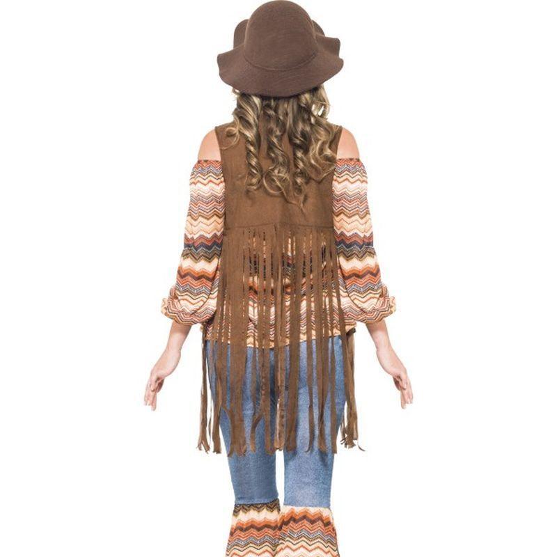 70s Harmony Hippie Costume Adult Orange
