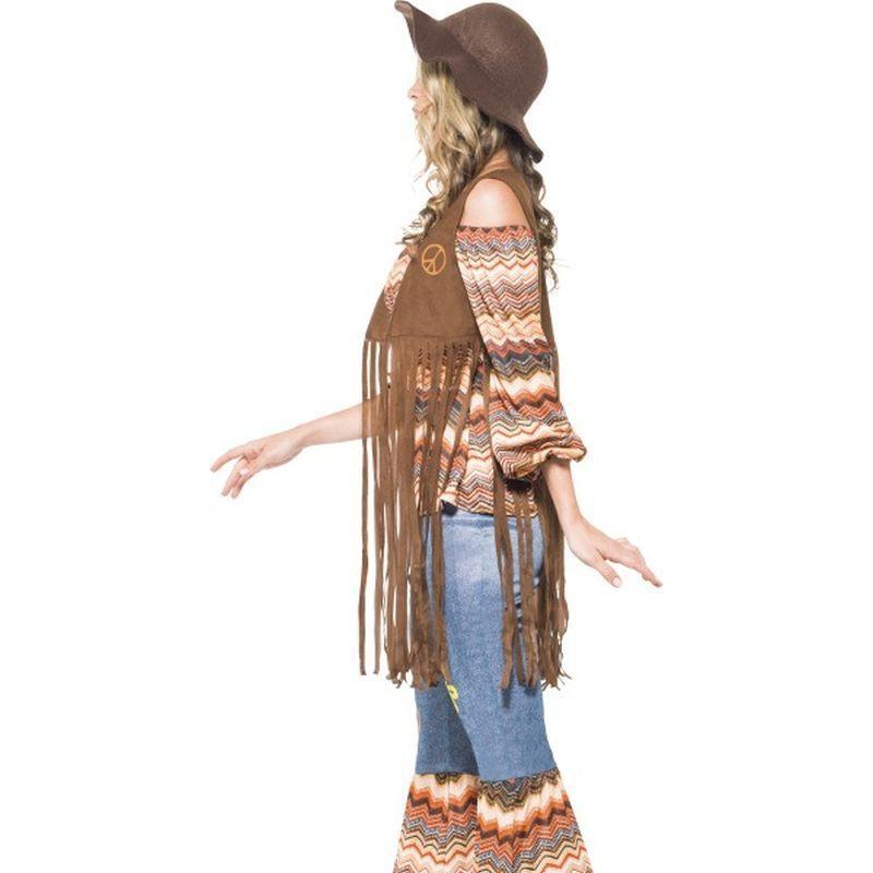 Harmony Hippie Costume Adult Orange Womens