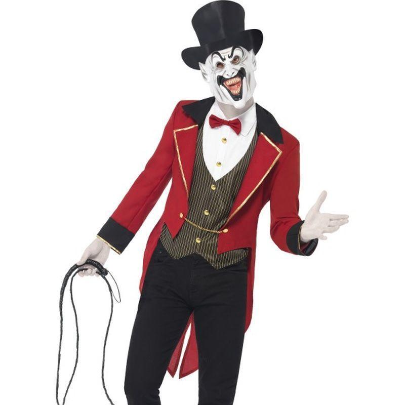 Sinister Ringmaster Costume - Medium Mens Red/Black