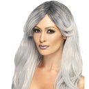 Ghostly Glamour Wig Adult Grey Womens -1