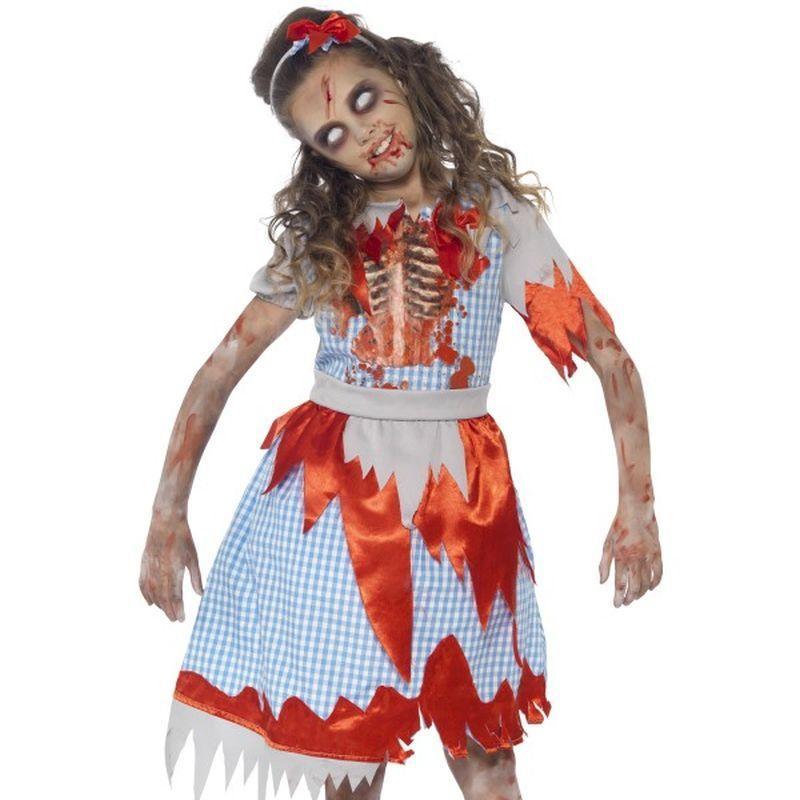 Zombie Country Girl Costume - Small Age 4-6