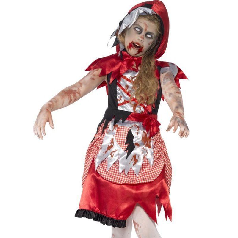 Zombie Miss Hood Costume - Small Age 4-6