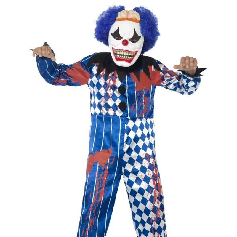 Deluxe Sinister Clown Costume, With Jumpsuit - Tween 13+