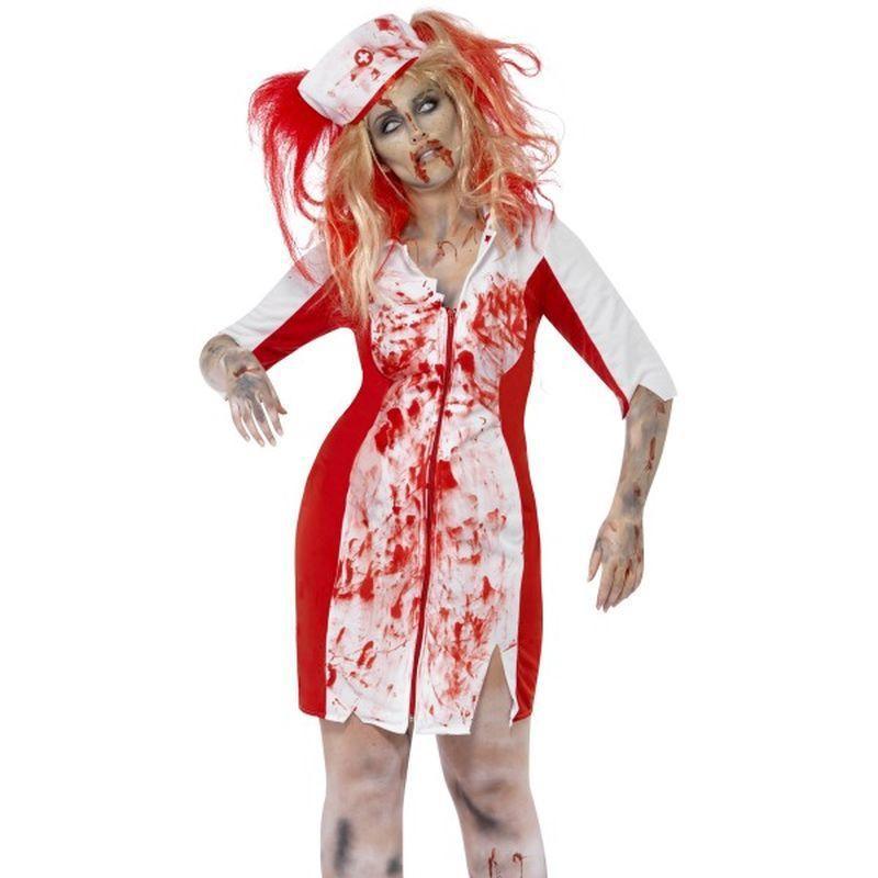 Curves Zombie Nurse Costume - UK Dress 28-30