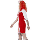 Curves Zombie Nurse Costume Adult White Red