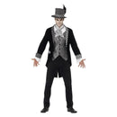 Dark Hatter Costume Adult Black Checkered Outfit