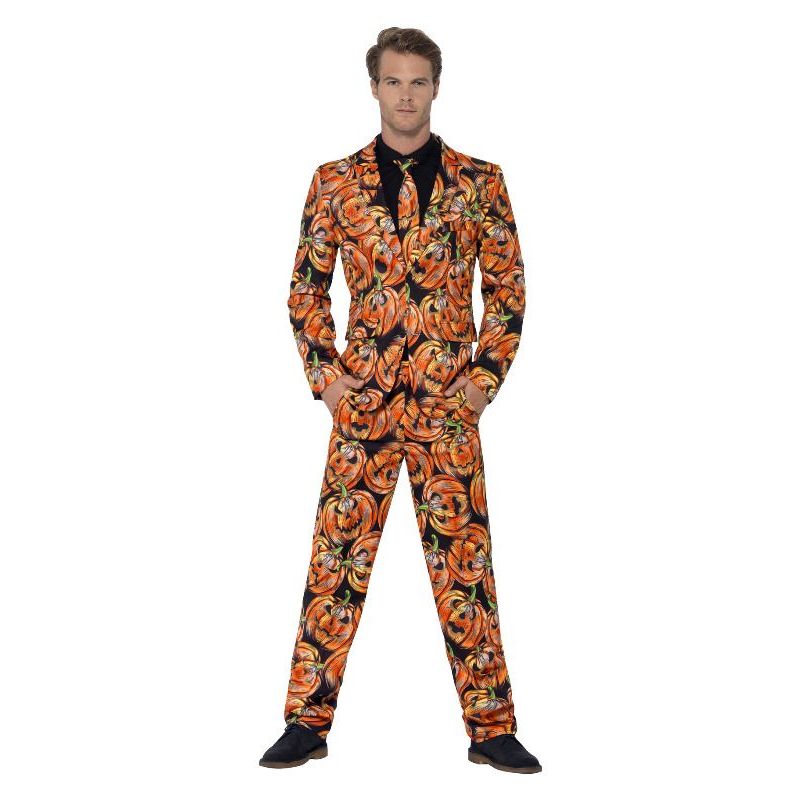 Pumpkin Suit Adult Orange Mens