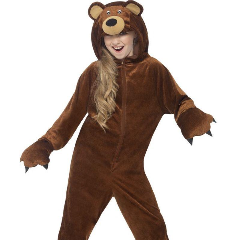 Bear Costume Kids Brown Unisex -1