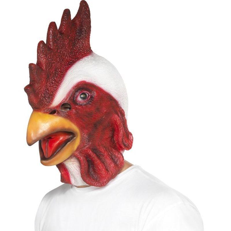 Chicken Mask Adult White Unisex -1