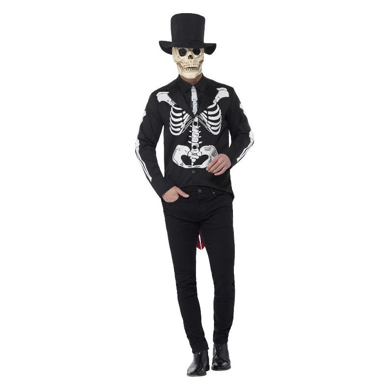 Day Of The Dead Seâ±or Skeleton Costume Adult Mens