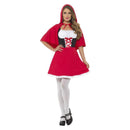 Red Riding Hood Fairy Tale Adult Costume Dress Cape