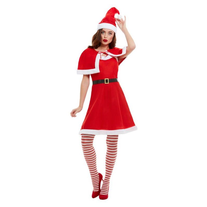 Miss Santa Costume Adult Red Womens