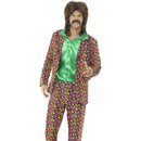 60s Psychedelic Cnd Suit Adult Pink Mens -1