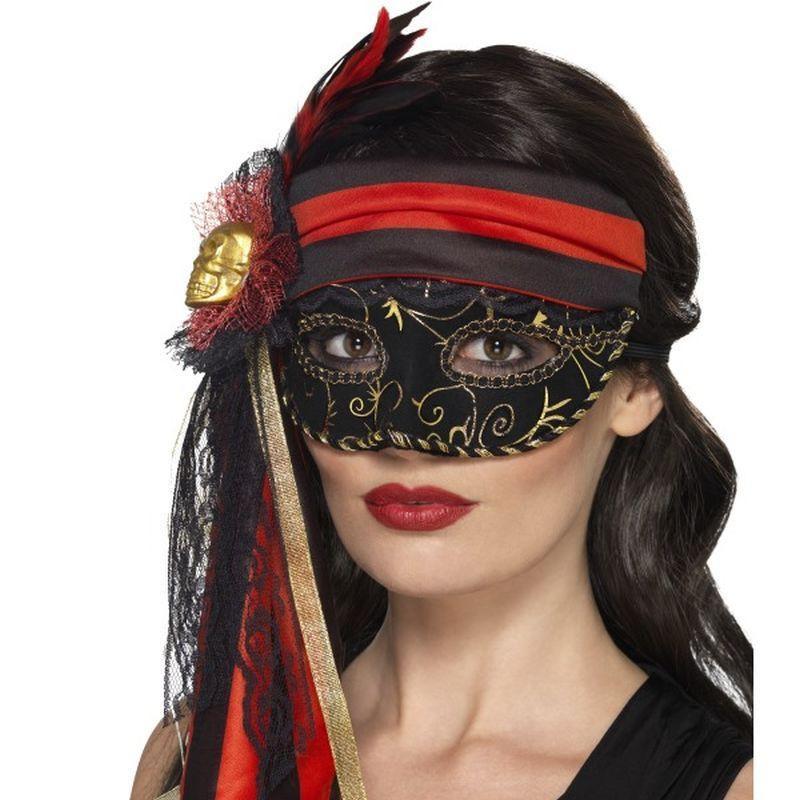 Masquerade Pirate Eyemask - One Size