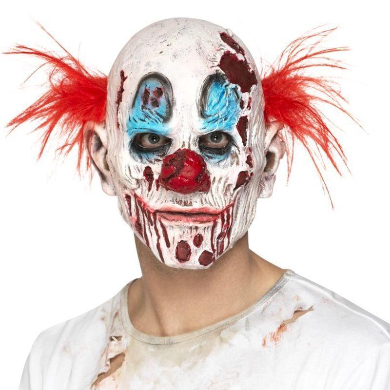 Zombie Clown Mask, Foam Latex - One Size