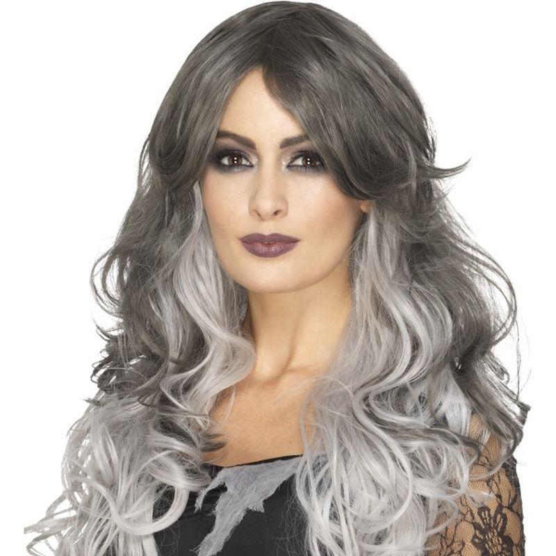 Deluxe Gothic Bride Wig, Heat Resistant/Styleable - One Size