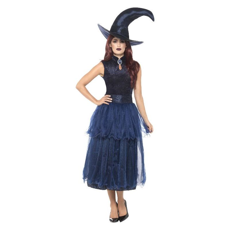 Deluxe Midnight Witch Costume Adult Blue