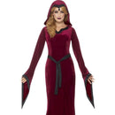 Medieval Vampiress Costume Red Adult
