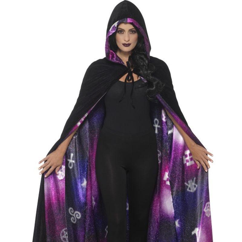Deluxe Reversible Galaxy Ouija Cape - One Size