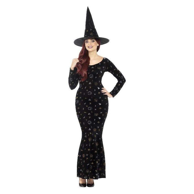 Deluxe Black Magic Ouija Witch Costume Adult Black