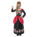 Deluxe Day Of The Dead Girl Costume Adult Black