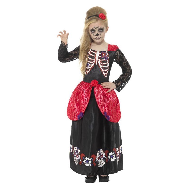 Deluxe Day Of The Dead Girl Costume Adult Womens